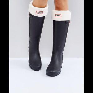 Lot of 10 Hunter welly socks for tall boots sale